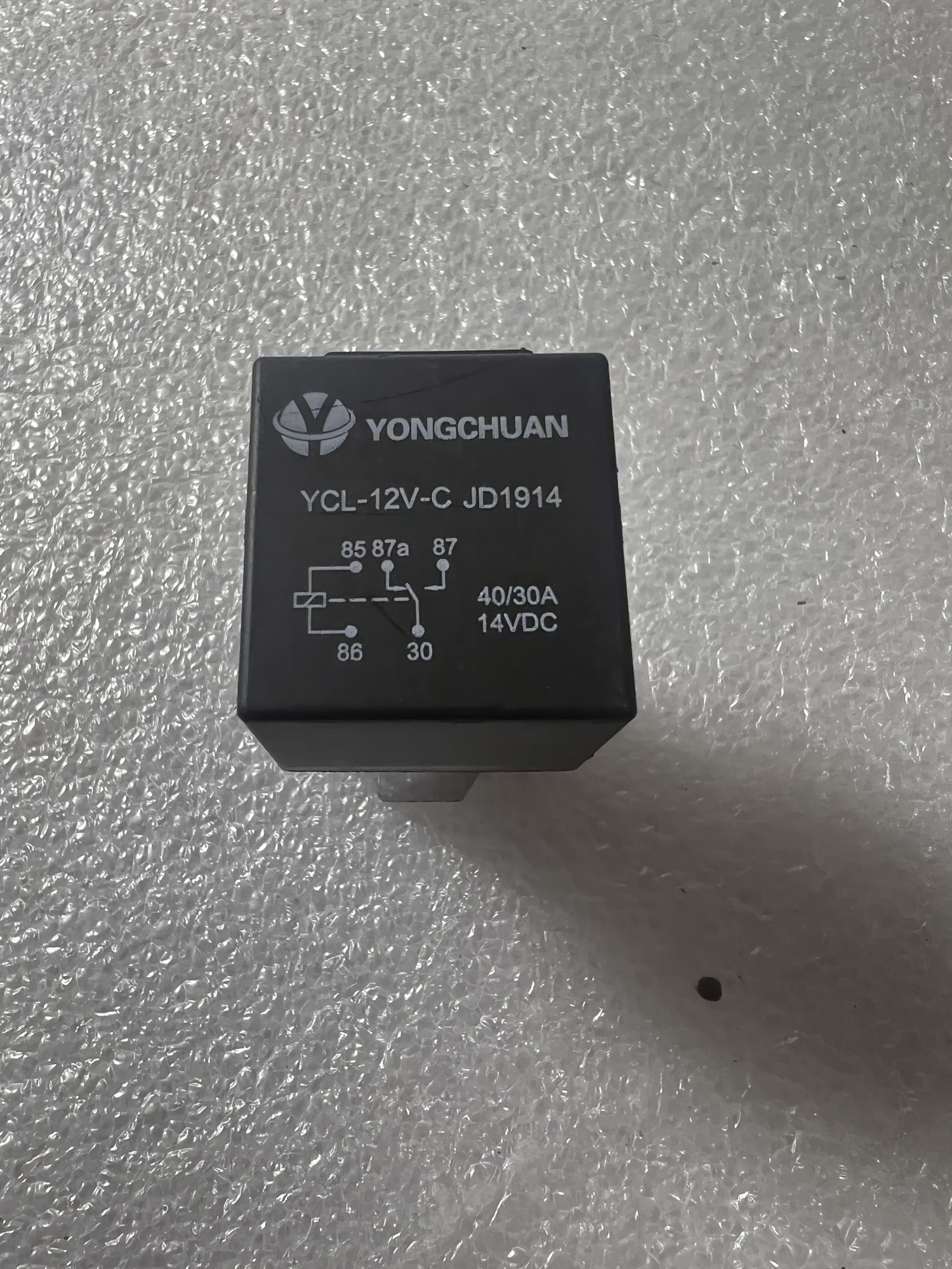 Реле 5-ти контактное (40A/30A) (YCL-12V-C-JD1914)